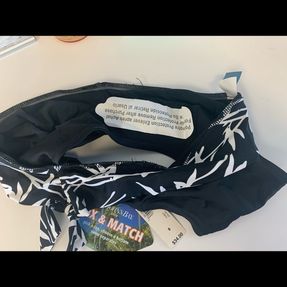 5 for $25-NWT St Johns Bay black and white bottoms size 8 - Picture 7 of 16